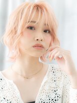 ドクターズ サロン ラブ(Dr's Salon LAB)&nbsp;先パーマブリーチダブルカラーウルフカットt古河10代20代
