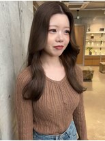 オムズポカ 栄矢場町店(OM's poka)&nbsp;レイヤーカット/ミルクティーカラー/ブリーチ