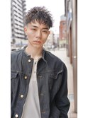 刈り上げツーブロックマッシュショート無造作メンズヘア