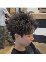 クロウ 豊川(CROW) ルーズショートフェザーショートアップバングツイストスパイラル