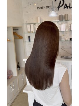 ヘアアートパーリオ 飾磨店(hair art PALIO) ツヤ感たっぷり♪大人可愛い柔らかブラウンロング
