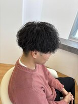 become men's hair 名駅EAST【10月3日 NEW OPEN(予定)】&nbsp;ツイストスパイラルパーマ×刈り上げマッシュ