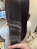 カット+髪質改善酸性ストレート￥25,000→￥17,500