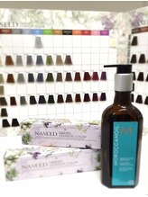 カラー剤はモロッカンハーブカラーを使用!