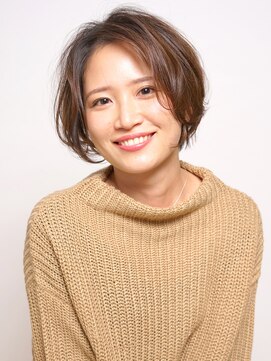 クルー(Creww KYOTO) 大人の抜け感丸みショート