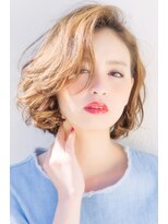 レーヴバイロンド 仙台(Reve by Lond)&nbsp;無造作かきあげボブ