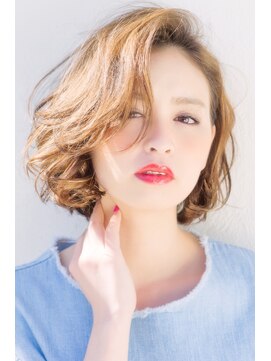 レーヴバイロンド 仙台(Reve by Lond) 無造作かきあげボブ