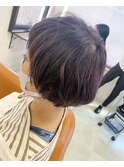パープルガーネット　ダブルカラー
