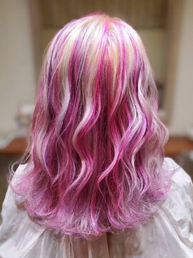 エンカウントバイマハロ 千葉(encount by mahalo) イメチェン＊ピンクハイライト[ハイライト/千葉/千葉中央]