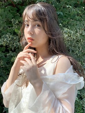 アイティーバイアルバム 下北沢店(IT by ALBUM) ゆるハーフお団子_くびれヘアツートンカラーアースカラー_7919