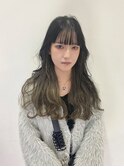 グラデーション/ブラック~オリーブアッシュ
