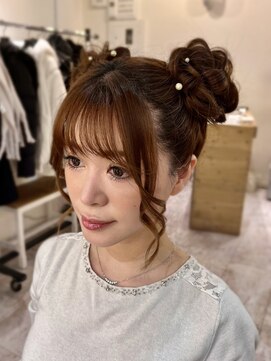 ヘアメイク エンカレッジ(HAIR MAKE encourage) ツインお団子