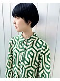 マッシュショート☆ネイビーカラー