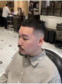 【LUDLOW BLUNT】クロップヘア フェードカット バーバーヘア大阪