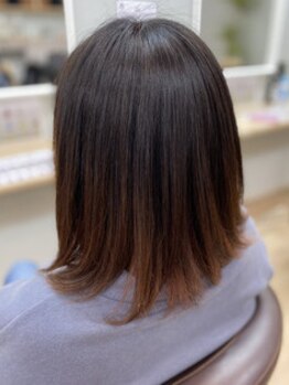 染め家 梅津店の写真/根元の白髪染め/オシャレ染めでキレイが長続き★ベースの色味と根元を合わせるテクニックで仕上がり大満足!