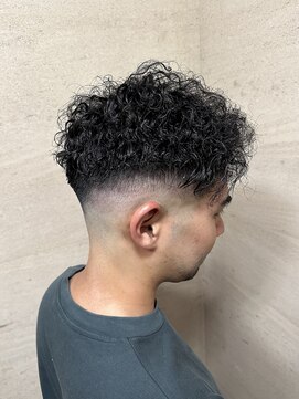 ヒロギンザ 田町店(HIRO GINZA) "フェード×パーマ'でかっこよく！