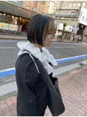 インナーカラーボブ