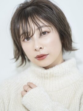 グリッター 仙台中央店(GRITTERs) メルティカラー/ショートボブ/似合わせカット/ウェーブ