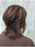 30代40代50代脱白髪染めグレイヘア白髪ぼかしハイライト　7/9