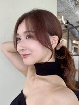 結んでも可愛い顔まわりカット／2wayバング／自由が丘