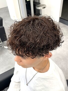 ノイセル 心斎橋(Noisyle) guest snap　刈り上げ前下がりマッシュ×波巻きパーマ