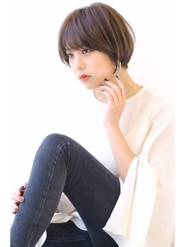 オーロ 千里山店(ORO) 20代30代40代50代ボブルフネビージュ小顔ワンレンショート