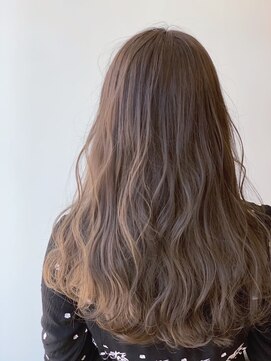 ジーナ 船橋(Zina) 髪質改善＊ロングレイヤーグレーベージュ＊美髪【Zina船橋】