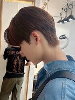 ネオリーブ クーロ メゾン 横浜(Neolive curro Maison)&nbsp;韓国マッシュ　センターパート　フェザーショートパーマ　メンズ