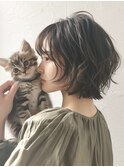 ★暗めカラーグランマッシュフェイスフレーミングデザインカラー