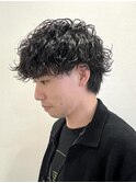 【平山明樹】マッシュ+波巻きスパイラルパーマ