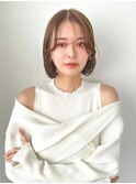 透け感カラー×シースルーバング×ブリーチ