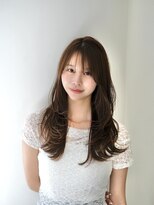 レイヤーカット／ナチュラル／モテ髪/銀座/ロングレイヤー