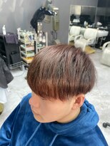 アローズ 久留米店(arose) マッシュカット ワンカラー ピンクブラウン