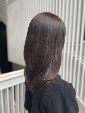 ヘアリゾート粋 リマ 銀座店(lima) オリーブグレージュ/艶髪/髪質改善/レイヤーカット