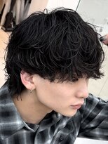 ノード(NODE)&nbsp;波巻きスパイラルパーマメンズマッシュパーマシャドウパーマ韓国