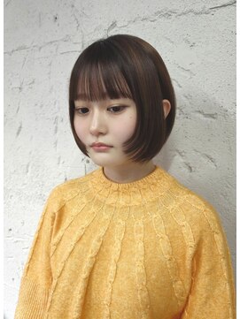 オウンバイジゼル(own by GiseL) 大人可愛い丸みショートボブ