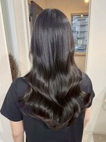 ベル サウス(BHEL south) 津市ロングレイヤーカットハッシュカット透明感カラー重めロング