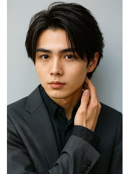 クラーロ アマンテ(Claro amante)の写真/【三島/marbb導入】魔法のバブルで頭皮から清潔感！ON/OFFキマるメンズヘア×眉カットで印象UP