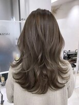 ムード(MOOD,)&nbsp;イメチェン/ピンクベージュ/アンブレラカラー/前髪/銀座駅