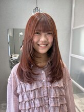 ファイブ ノーヴル カラット(5 Noble ct.)&nbsp;【柚衣】レイヤーカット×レッドピンクブラウン
