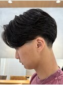 毛流れセンターパートニュアンス