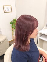 シャルムパリス(charme paris)&nbsp;ピンクブラウン　髪質改善トリートメント