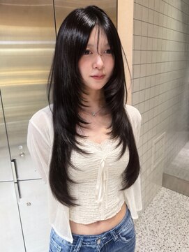 ルームバイシー 新宿(Loom. by Sea) ハッシュカット×グレージュ/髪質改善/前髪カット/新宿