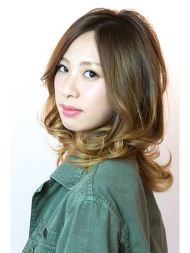 ソイル ヘア デザイン(Soil hair design) 【Soil】大人可愛い! ランダムカールセミディ☆