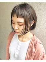 ヘアーアンドアトリエ マール(Hair&Atelier Marl)&nbsp;【Marl】ショートバングのショートボブスタイル♪