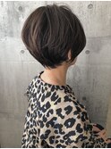 前下がりショートヘアー スッキリショート