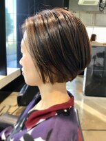 ヴォージュアーム(VOGES ame)&nbsp;【ＶＯＧＥＳ】ハイライト＋ローライト→ショートボブ