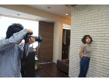 ヘアサロン リサーチ(Re:search)の雰囲気（撮影にも力を入れてます♪スタッフ募集中!(^^)!）