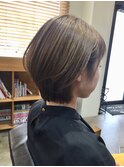 ショートボブ×マット