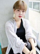 バース(BIRTH)&nbsp;天神【BIRTH】丸みショート×ことりベージュ　3